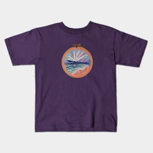 Pink Beach Kids T-Shirt